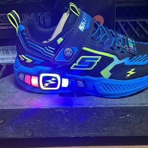 Skechers Kids' Light Storm 3 Blue Sneakers